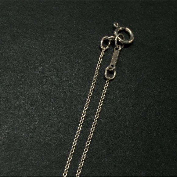 Tiffany & Co. Sterling Silver 925 Bean Pendant Necklace with Chain - Picture 5 of 8